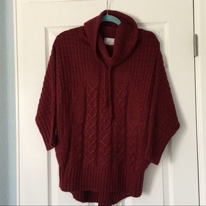 Super cute, casual, 3/4 sleeves, longer sweater